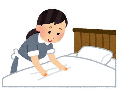 客室清掃